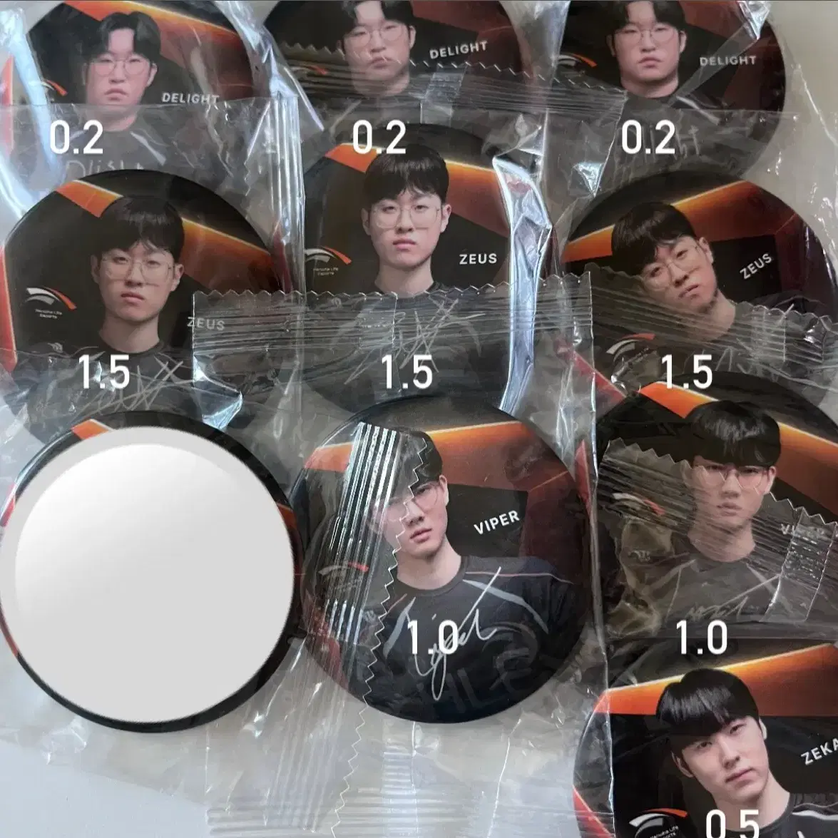 lck cup hle 한화생명 직관 리워드 핀뱃지 핀버튼