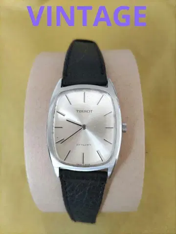 티쏘 VINTAGE 손목시계 스위스산 얇은 타입