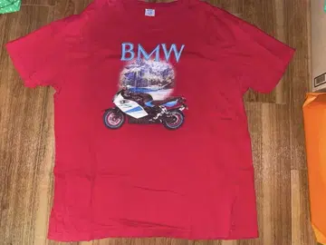 BMW K1200 바이크 티셔츠 XXL 빨간색