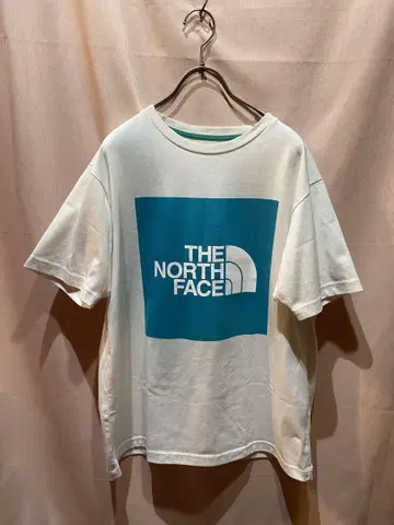THE NORTH FACE 로고 티셔츠 화이트