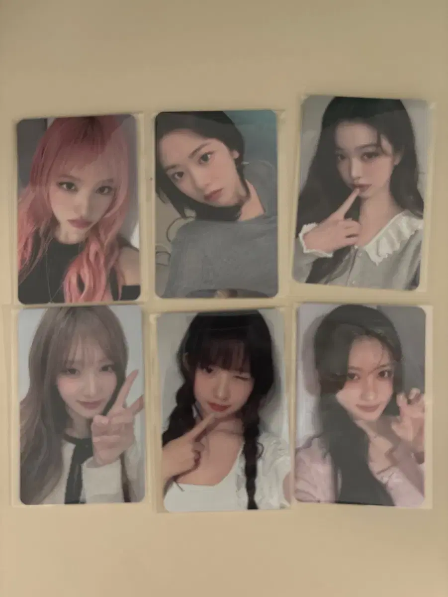 아이브 미니브 스쿨팝업 특전포카 세트로 판매합니다
