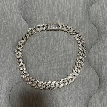 20mm 골드 쿠바 체인 블링블링 목걸이 키헤이
