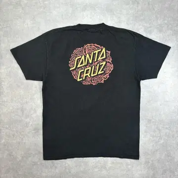 SANTACRUZ 산타크루즈 블랙 티셔츠 양면 프린트 NHS 택