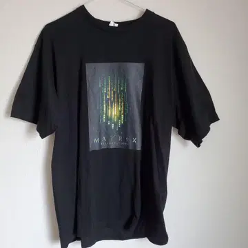 THE MATRIX RESURRECTIONS 영화 티셔츠 XL 블랙