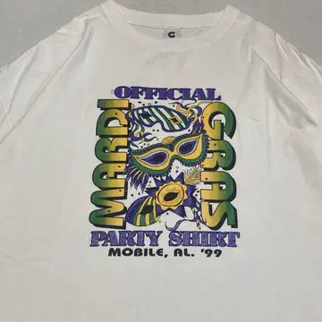 90s 캐논데일 캐논데일 말디그라 파티 티셔츠
