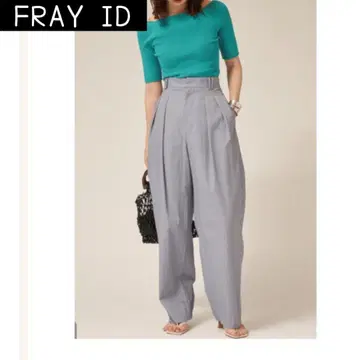새상품급. FRAY I.D 투 턱 매트 트윌 팬츠
