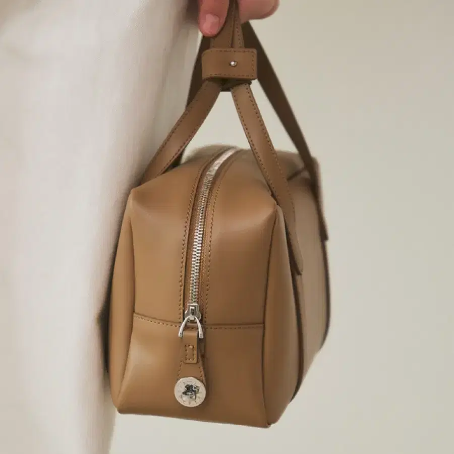 トートバッグ monde monde Soft box tote bag Cappuccino New) Monde Monde Soft Box Tote Bag Cappuccino #몽드몽드