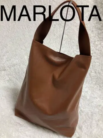 MARLOTA 말로타 이에나 별주 가죽 백 핸드백 천연 가죽 A4 대용량