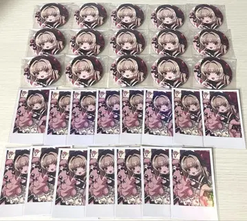 마계노 리리무 생일 굿즈 2025 캔뱃지 & 폴라로이드풍 카드