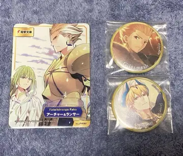 FGO fake 길가메쉬 엘키두 A.B-T.C 카드 레이키 캔 3개