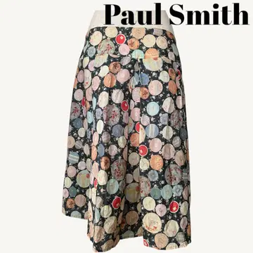 폴스미스 Paul Smith 패턴 스커트 미디 스커트 40