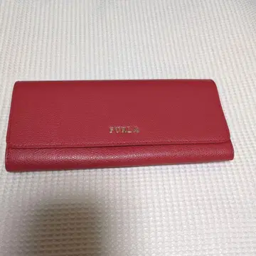 훌라 가죽 장지갑 레드