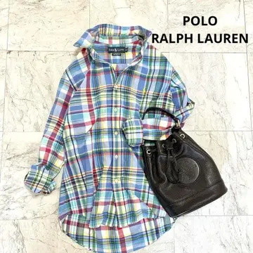 POLO Ralph Lauren 멀티 컬러 마드라스 체크 셔츠 포니
