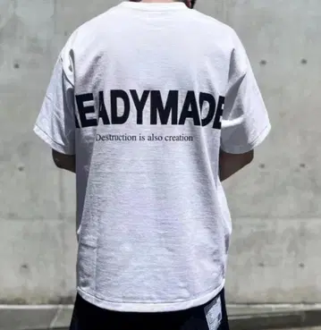 미사용품 READYMADE T-SHIRT 티셔츠