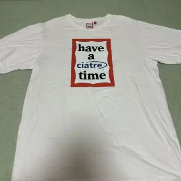 ciatre have a good time 콜라보 티셔츠 화이트