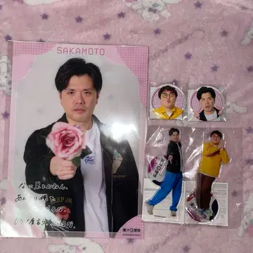 마유리카 만담 대가족 아크릴 스탠드 캔뱃지