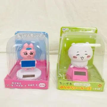 미개봉 빤쮸토끼 치이카와 (먼작귀) 흔들흔들 솔라 마스코트 세트