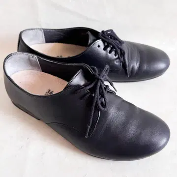 버켄스탁 손더스 가죽 신발 블랙 23cm