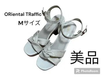 오리엔탈 패브릭 노트 디자인 샌들