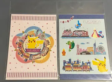 포켓몬 포케타비 후쿠오카 한정판 포켓몬 엽서 지역 특산품