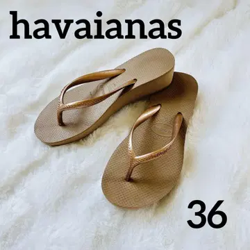 havaianas 하와이아나스 비치 샌들 힐 로즈 골드