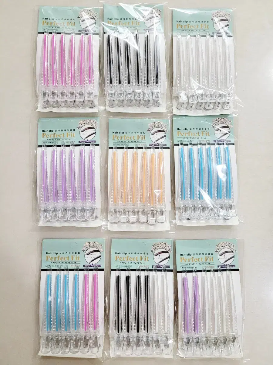 Beauty Aluminum Hair Tweezers Hair Clip 6p (New)