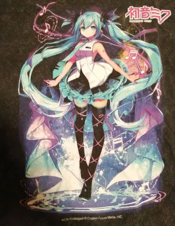 하츠네 미쿠 그래픽 티셔츠 S 사이즈