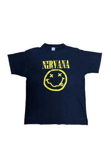 NIRVANA 닐바나 SMILE 티셔츠 90년대