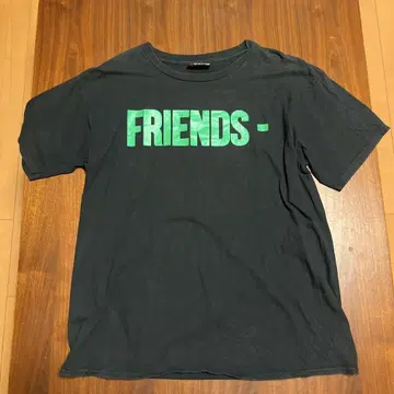 VLONE FRIENDS- 티셔츠 블랙 L 사이즈