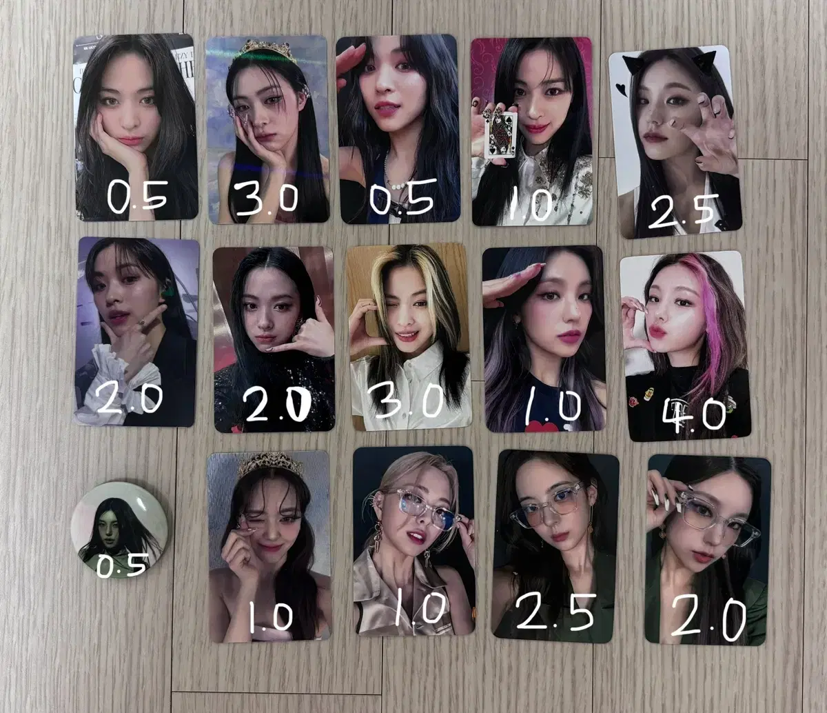 있지 포카 체크메이트 체셔 류진 예지