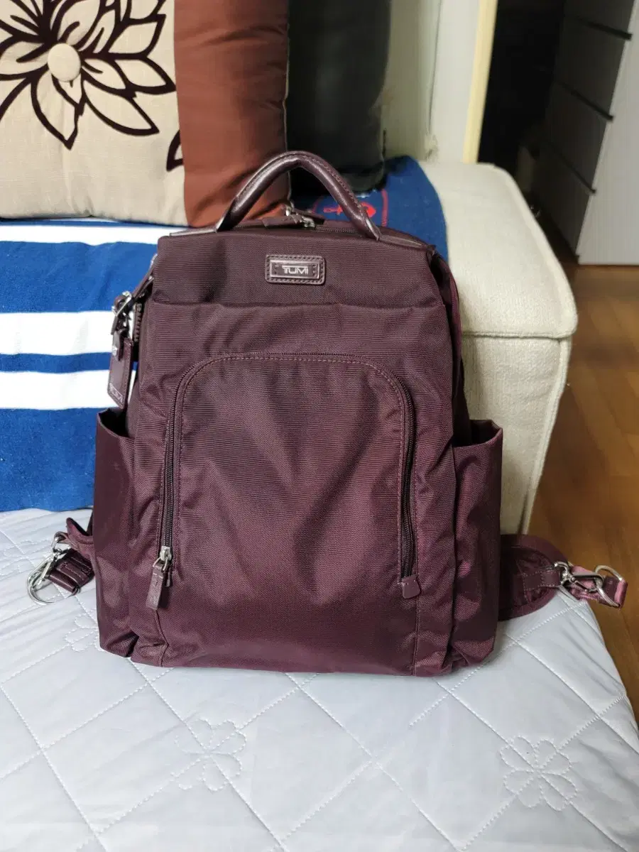 Authentic TUMI Voyager Backpack Burgundy