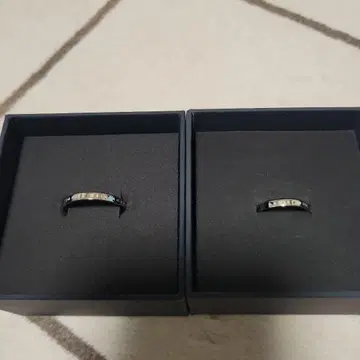 DANIEL WELLINGTON 실버 반지 커플 세트