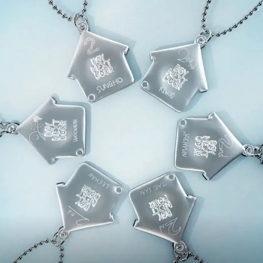BOYNEXTDOOR ソンホ NECKLACE SILVER BOYNEXTDOOR Second Anniversary Limited Edition Small House