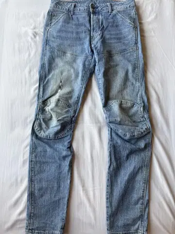 G-Star RAW 데미지 데님 팬츠 29/32 바이커 데님