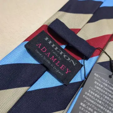 HILTON ADAMLEY 스트라이프 넥타이 [미사용]