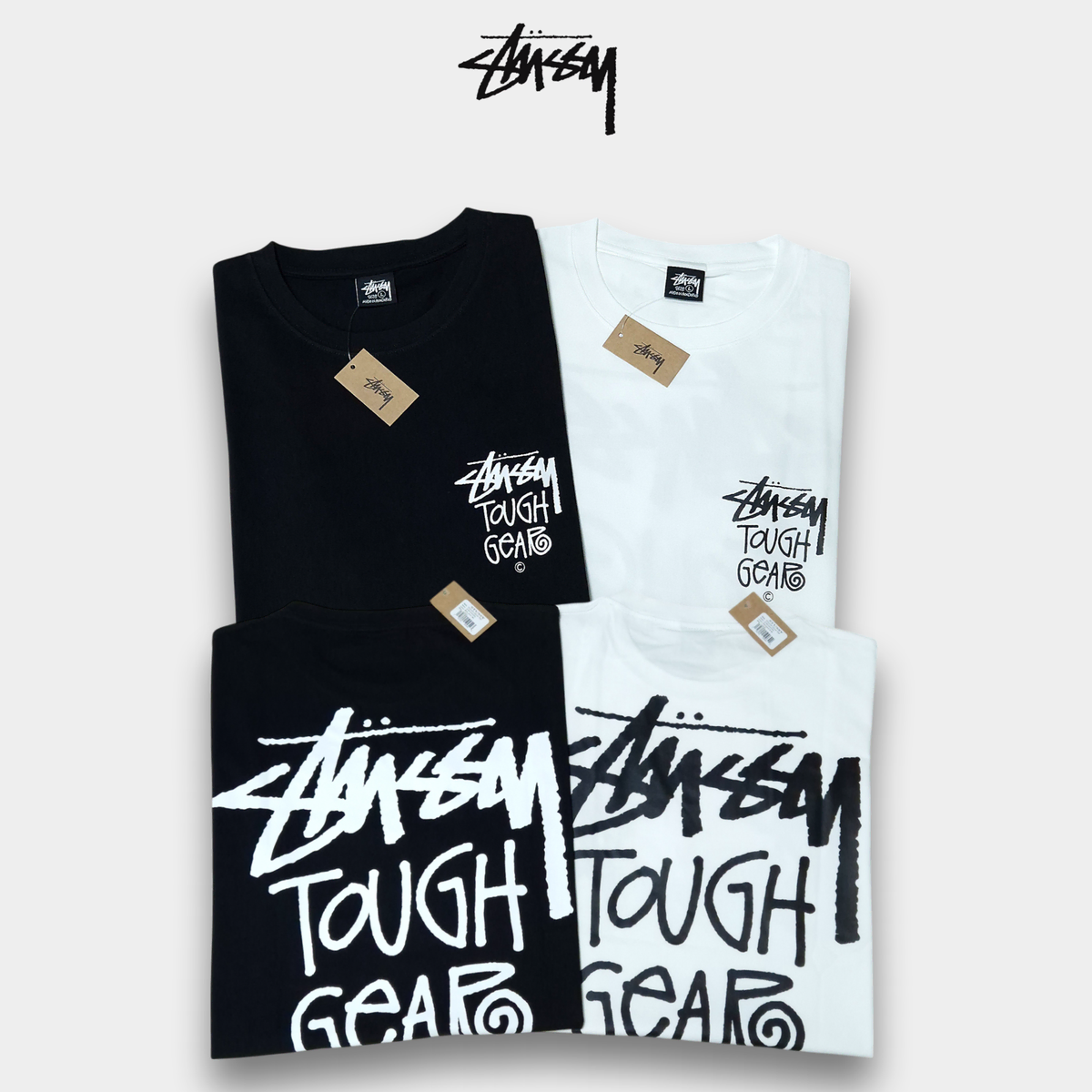 [정품 새상품]스투시 stussy 터프기어 반팔 남녀공용