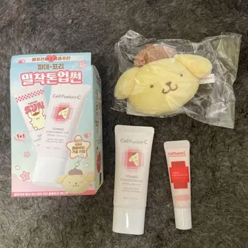 셀퓨전씨 토닝 선스크린 100 폼폼푸딩 콜라보