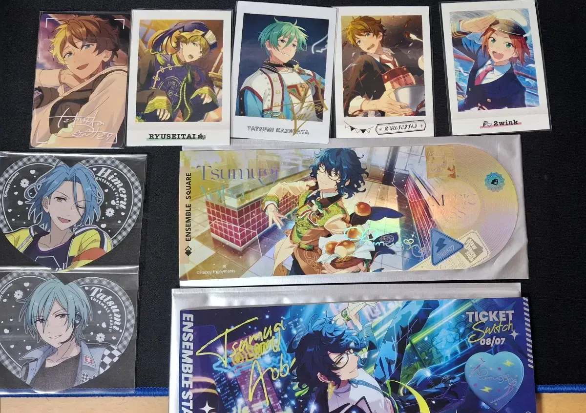 Ensemble Stars! Ticket Pasha! Kaoru Tsumugi Tatsumi Midori