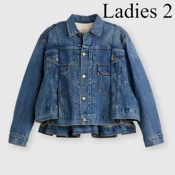 2 SACAI x Levi's 여성용 데님 자켓 사카이