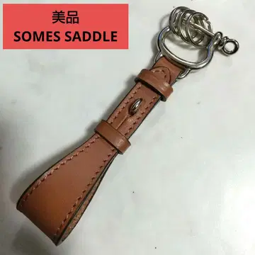 새상품급 SOMES SADDLE 소메스 안장 벨트 설치 가죽 키링