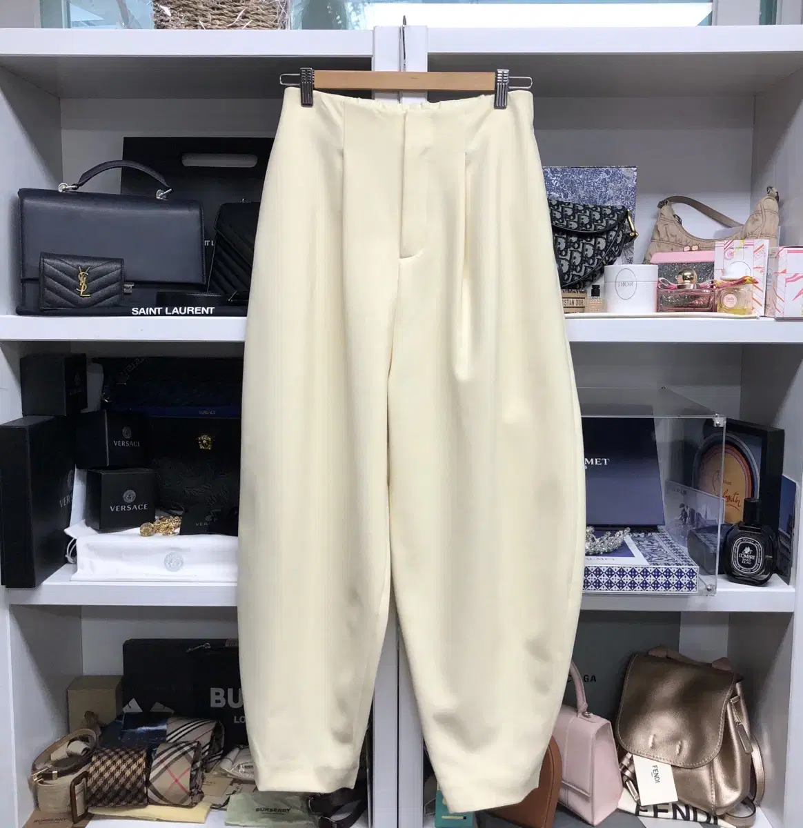 [ENFOLD] Enfold Ivory Baggy Fit Pants