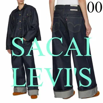00 사카이 x LEVI'S 데님 팬츠 사카이 리바이스
