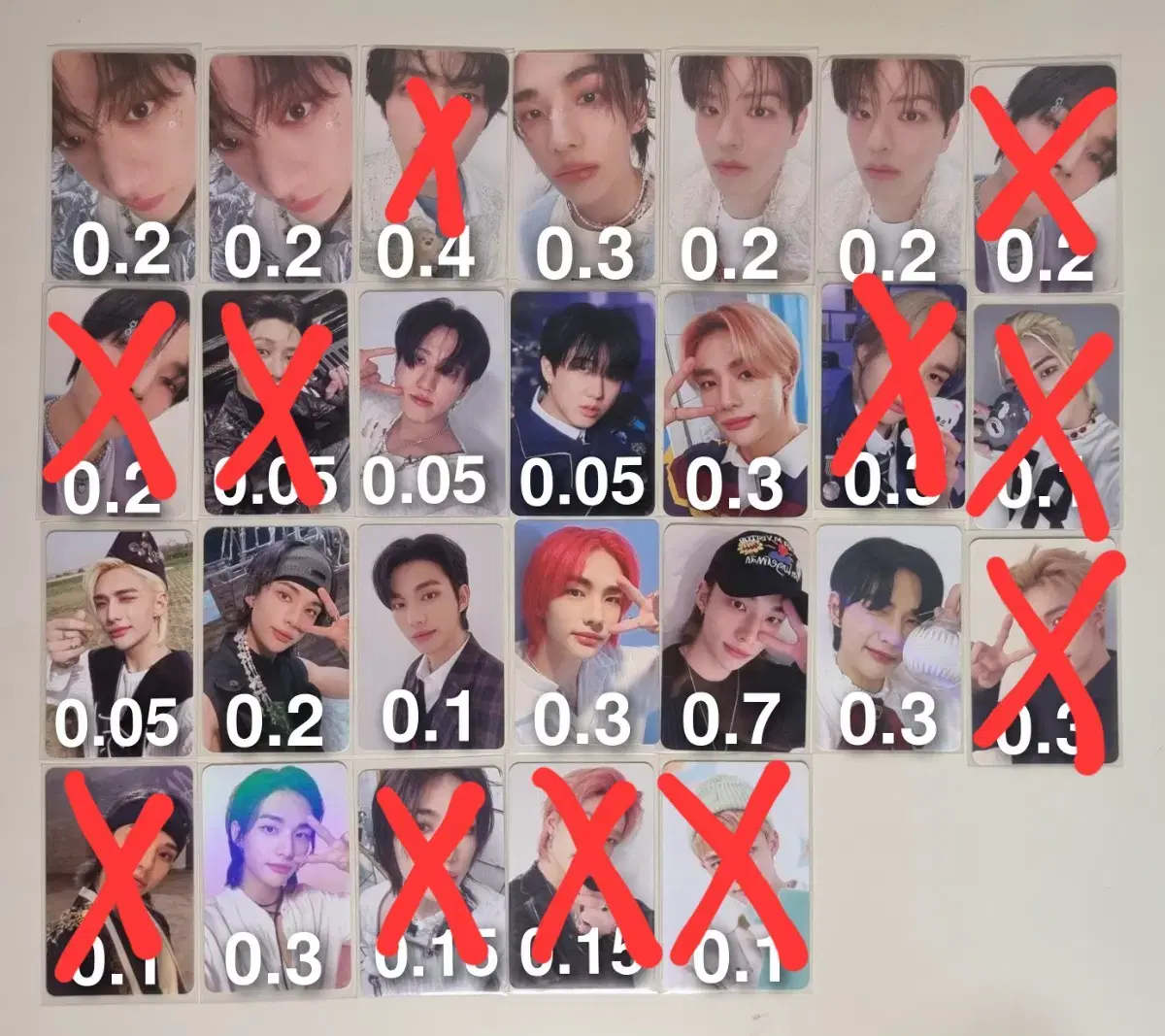 급급처+폭덤)스키즈 스트레이키즈 포카 방찬리노창빈현진한지성필릭스승민아이엔