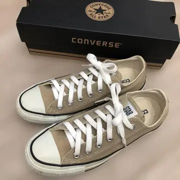 새상품급 CONVERSE ALL STAR 베이지 로우 컷