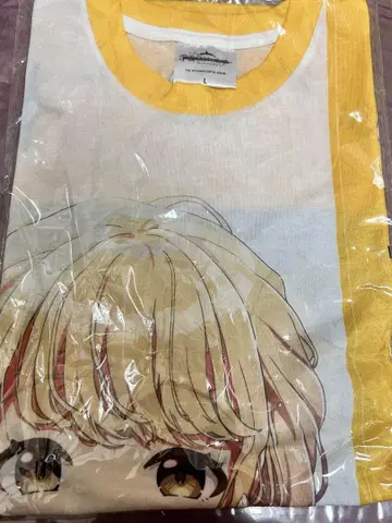 학교 아이돌 마스터 풀그라 티셔츠 후지타 코토네 L 사이즈
