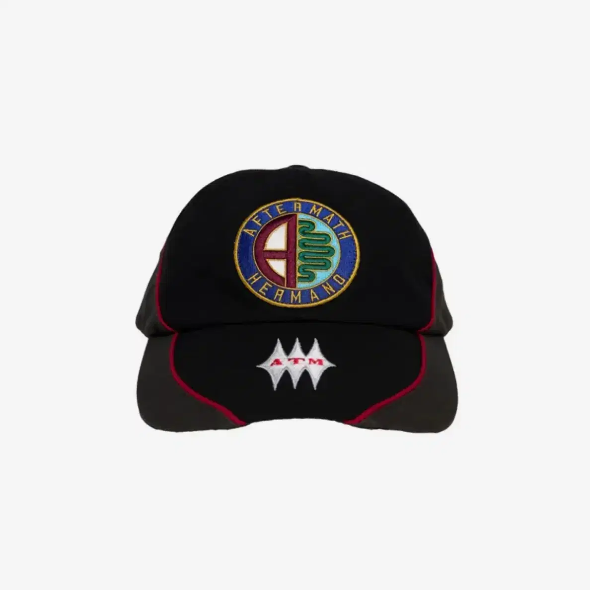 [AFTERMATH] AFTERMATH ATM LOGO BALL CAP /追跡付 AFTERMATH ATM Logo Patch Ball Cap - Black | International Store