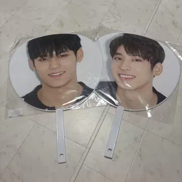 세부치 민규 원우 부채 2장 세트