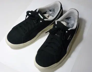 푸마 Clyde 블랙 스니커즈 25.5cm