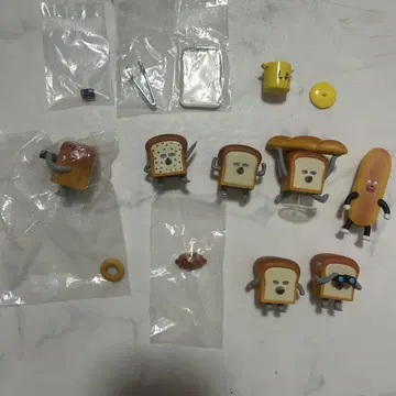 판도로보 가챠가챠 세트 럭키 아이템 포함 빵 도둑 7개