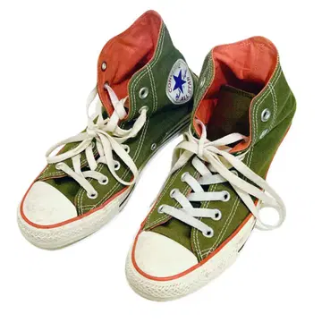 CONVERSE ALL STAR 하이컷 스니커즈 카키